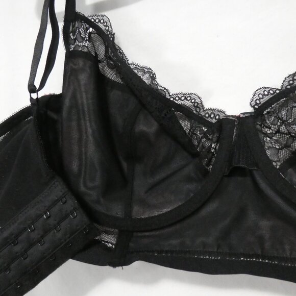TORRID CURVE | size 2 | Elegant Floral Lace Bra With Rose Design | Underwire - Picture 10 of 16